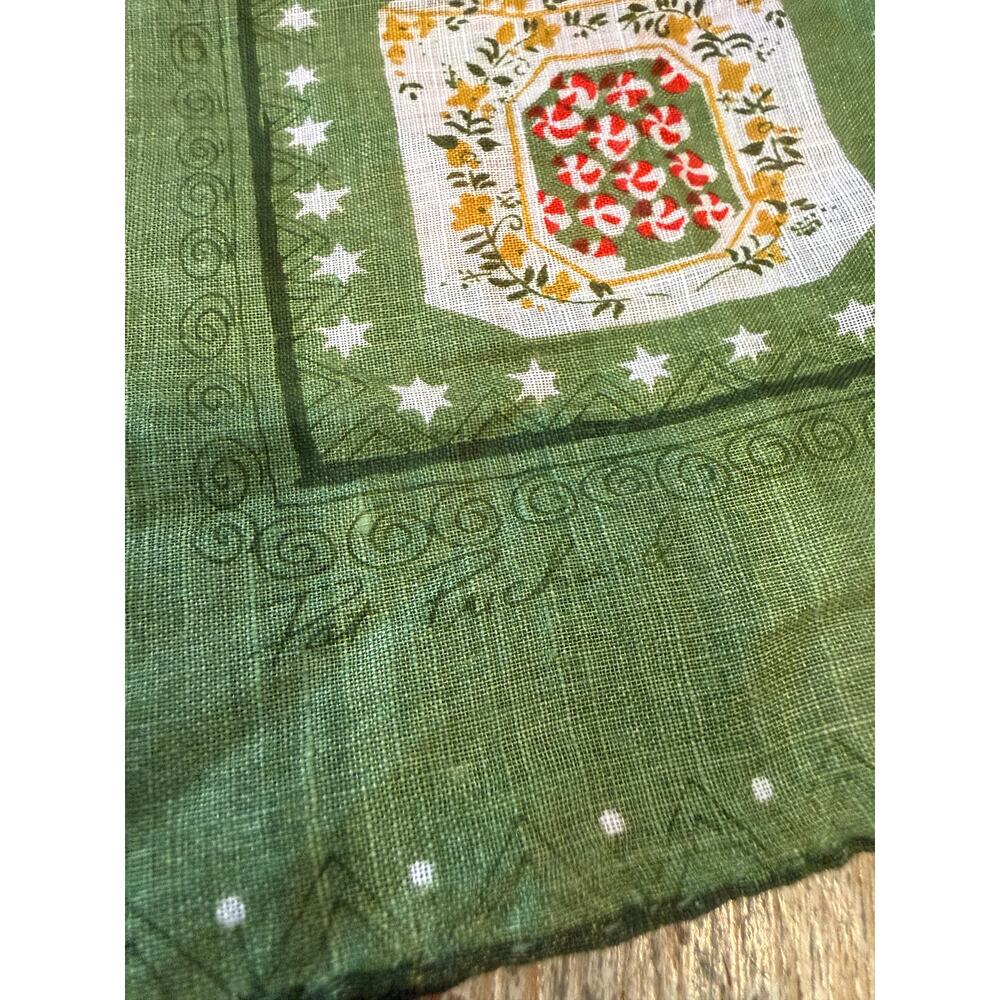 Vintage Pat Prichard 50s 60s Mid Century Ladies Handkerchief MCM Lady Print - Picture 5 of 5